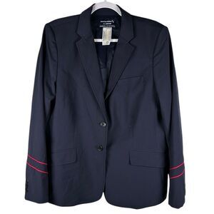 Lands' End Women’s Navy Blue flight Blazer Size 18 NWT